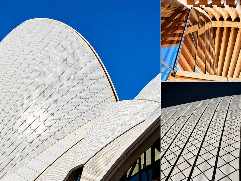 Mái vòm trắng tạo nên dấu ấn kiến trúc của nhà hát Opera Sydney